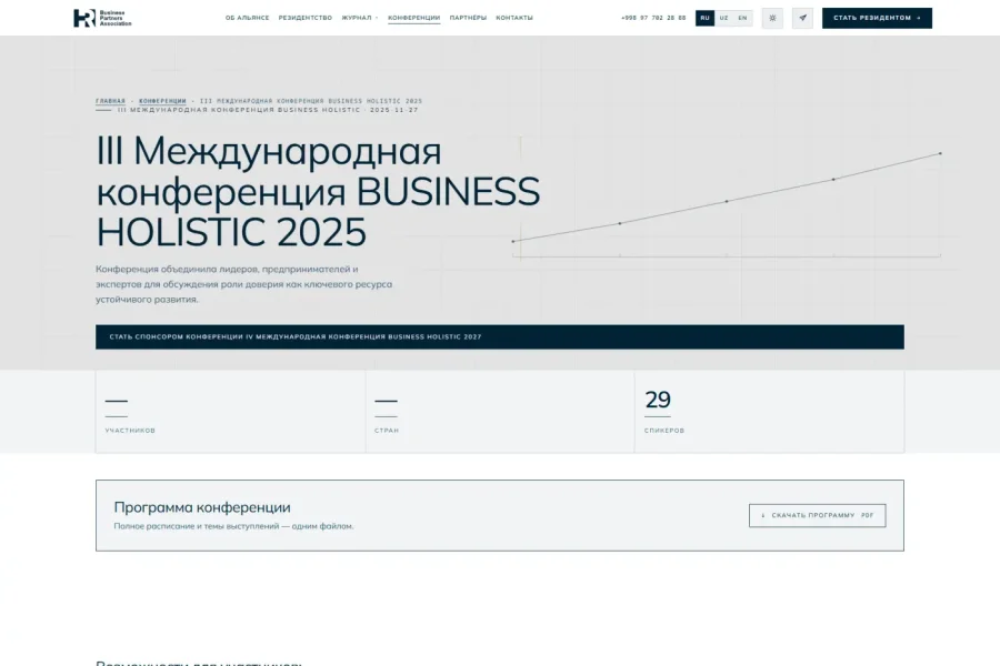 HRBPA — из одного сайта сделали два: деловому альянсу свой, на трёх языках — hrbpa-konferencii-2025